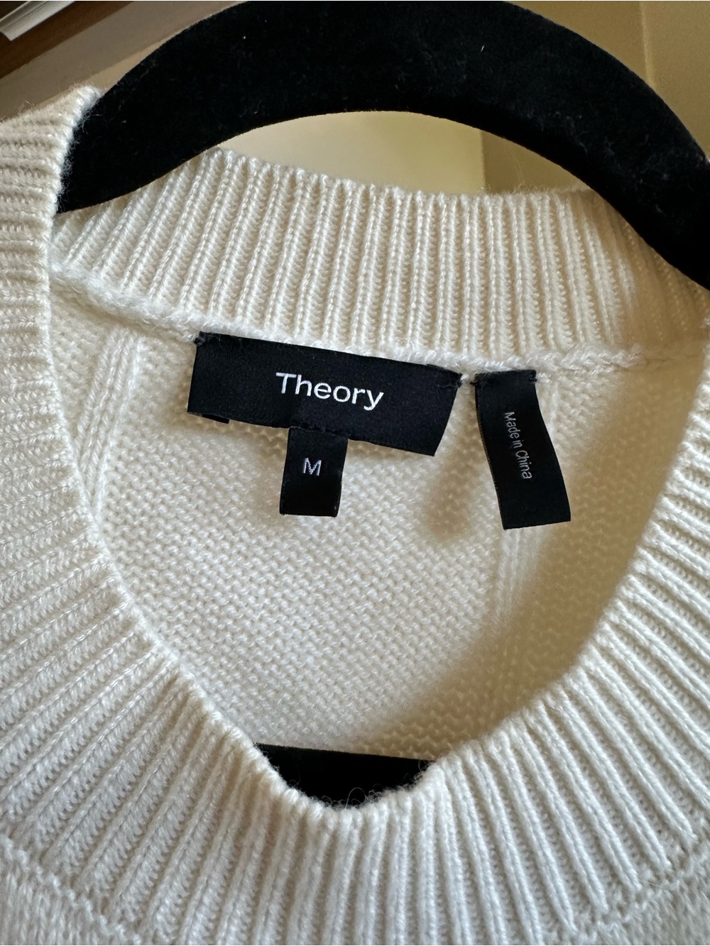 Theory cable knit cashmere sweater - Picture 4 of 5
